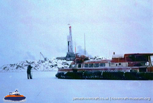 SRN6 with the Canadian Coastguard -  (credit: The <a href='http://www.hovercraft-museum.org/' target='_blank'>Hovercraft Museum Trust</a>).